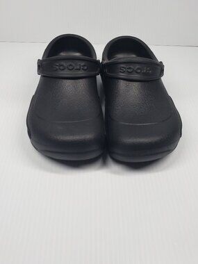 Unisex Classic Clogs Slip On Ultra-Light Water-Friendly Black Shoes W8 M6